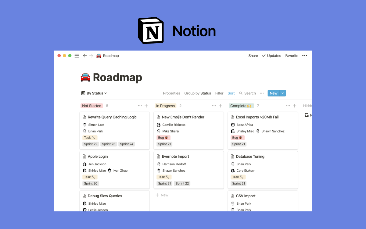 marketing tools notion