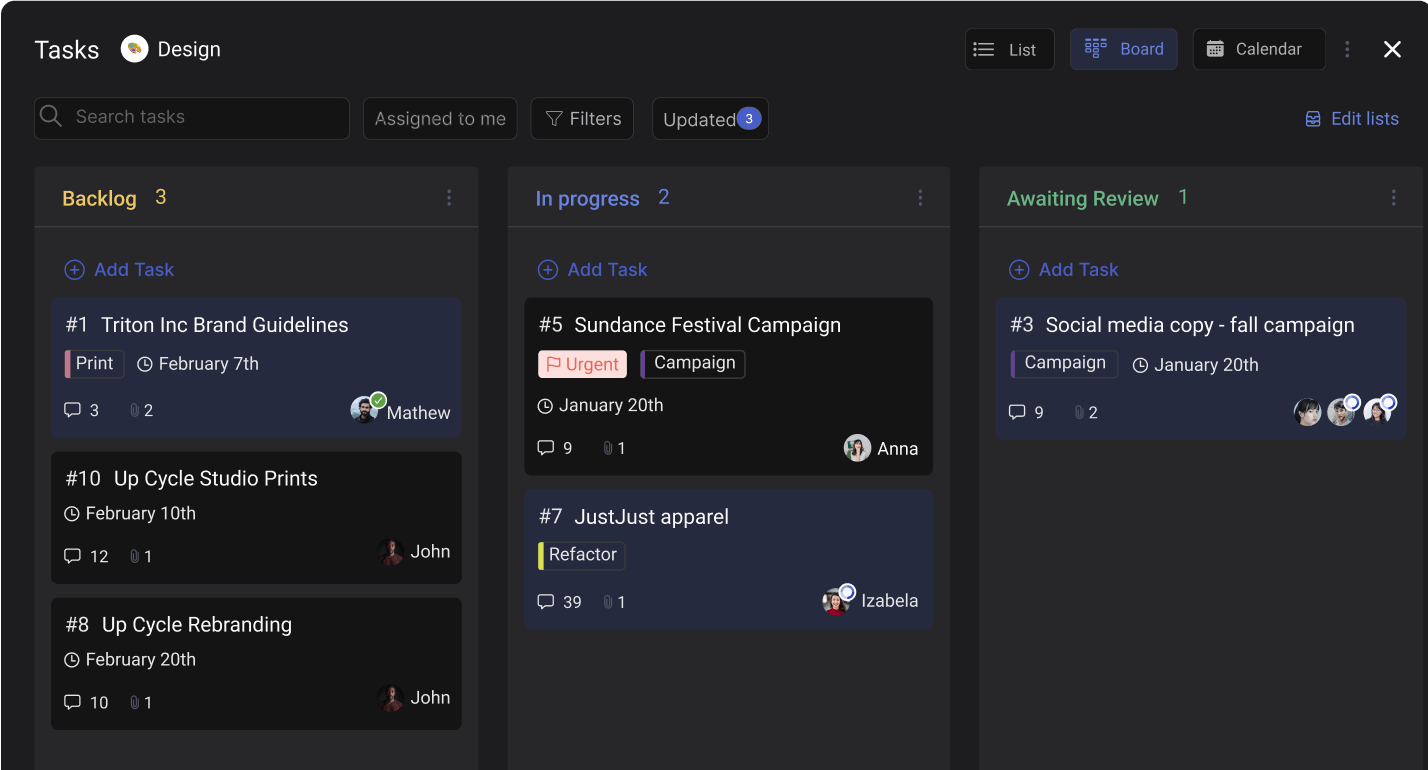 Telegram alternative with project management functionality Rock