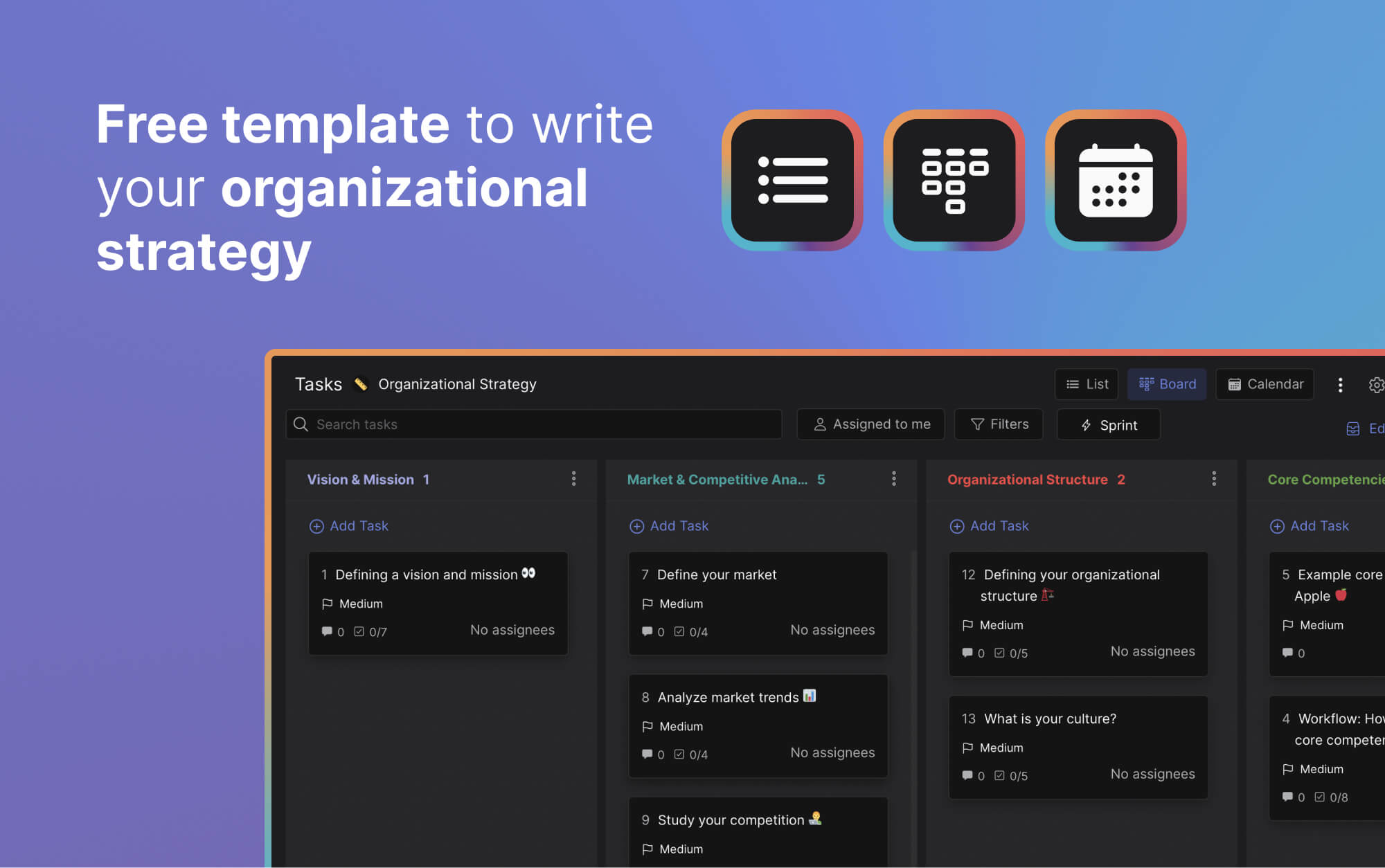 Define organizational communication strategies template
